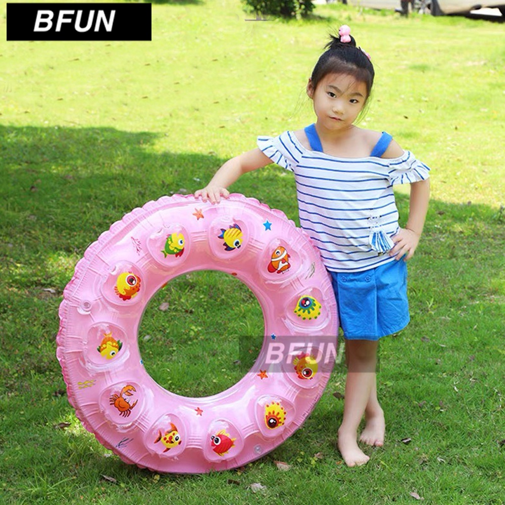 Phao Bơi Trẻ Em Phao Bơi Hình Tròn 2 LỚP ĐỦ SIZE Họa Tiết Đáng Yêu - Phao Bơi Cho Bé Phao Tập Bơi BFUN
