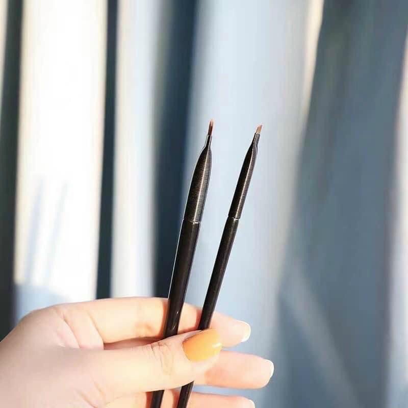 Set 2 Cọ kẻ eyeliner - tém mày vát xéo