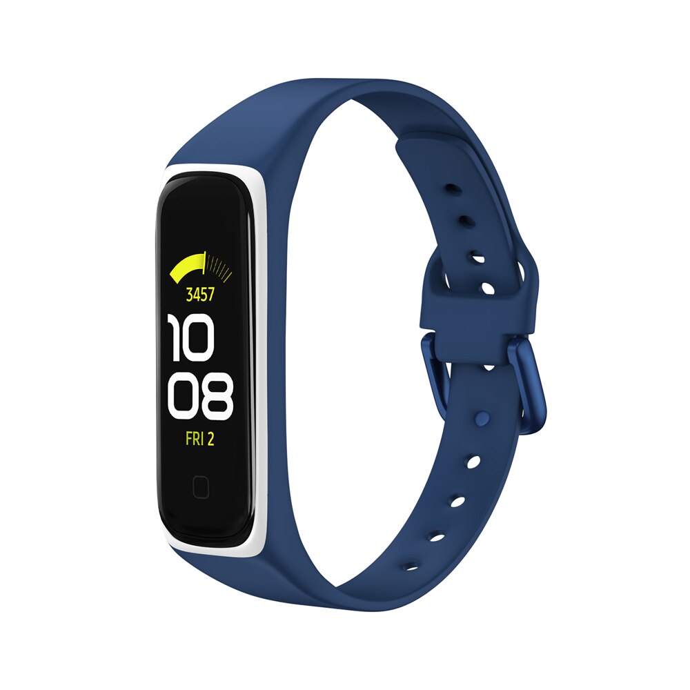 Dây đeo thay thế chất liệu silicon màu trơn cho Samsung Galaxy fit 2 Galaxy fit2 SM-R220