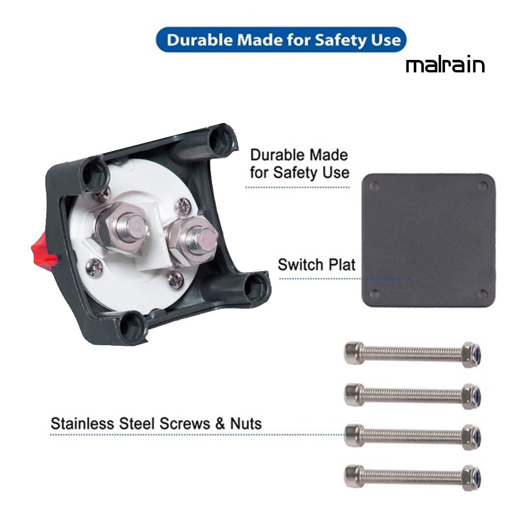 Công Tắc Ngắt Kết Nối Bình Ắc Quy Cho Xe Hơi/Xe Tải/Tàu Thuyền