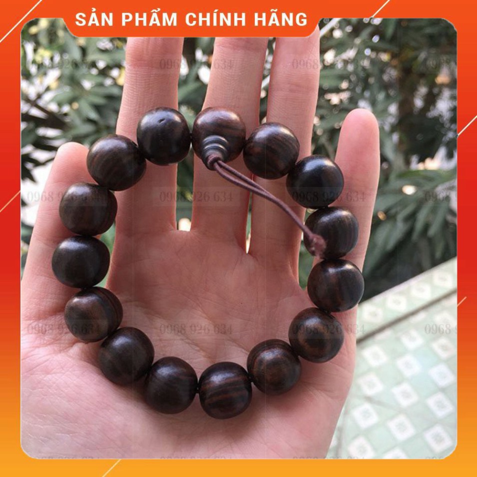 [SALE] Vòng đeo tay gỗ mun phong thủy📌 FREESHIP📌Vòng đeo tay may mắn hạt gỗ mun cho người mệnh Mộc, Thủy