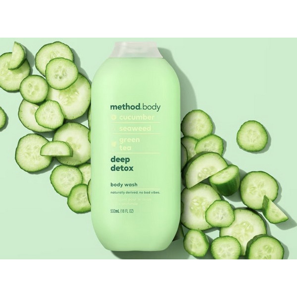 Sữa tắm trắng da Method Body Wash 532ml giúp dưỡng da mượt mà và lưu hương bền lâu