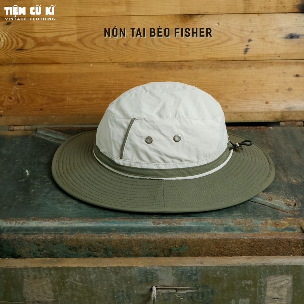 Nón Tai Bèo Fisher Style Vintage Camping, fisher, dã ngoại