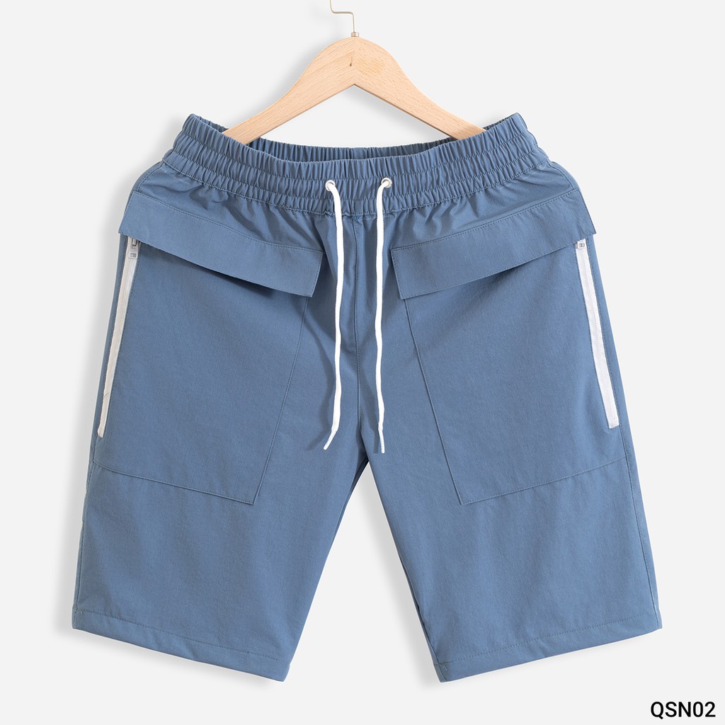 Quần Đùi Nam Vải Gió Túi Dán Khóa Ngược Thời Trang ZERO | BigBuy360 - bigbuy360.vn