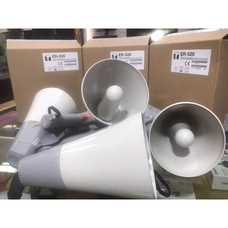 Loa phát thanh cầm tay TOA ER-520, phóng thanh, thông báo công cộng