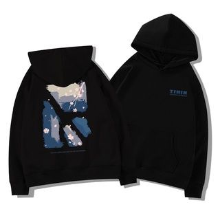 Áo hoodie IHKKE in họa tiết chữ cái phong cách vintage trẻ trung thời trang