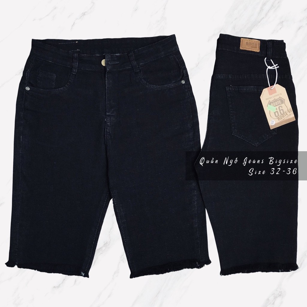 QUẦN NGỐ 7 TẤC ĐEN TUYỀN SIZE ĐẠI 60-90KG | BigBuy360 - bigbuy360.vn