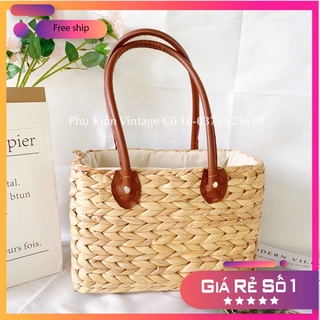 Túi lục bình dây da đựng cả thế giới