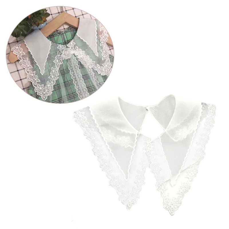 Miếng Ren Thêu Cổ Áo Thời Trang Nữ Tính