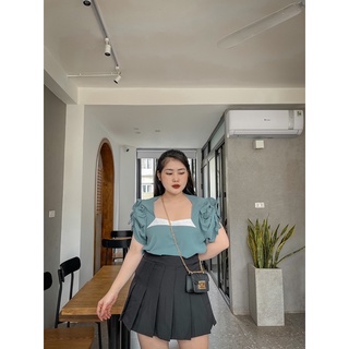 [MÚP BIGSIZE 60-100KG] Áo cổ U tay buộc