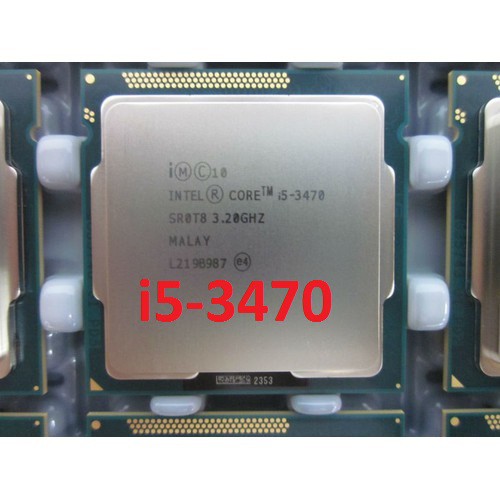 CPU Intel core i5 3470 up to 3,6 Ghz socket 1155