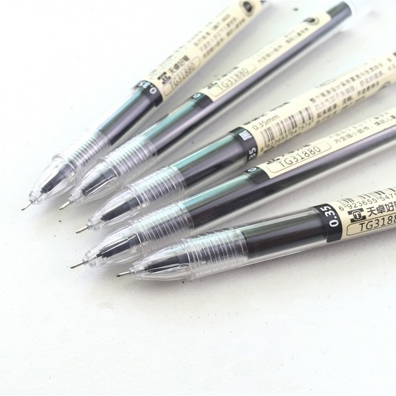 💎1 Bút Nước Mực Đen Ngòi 0.35mm