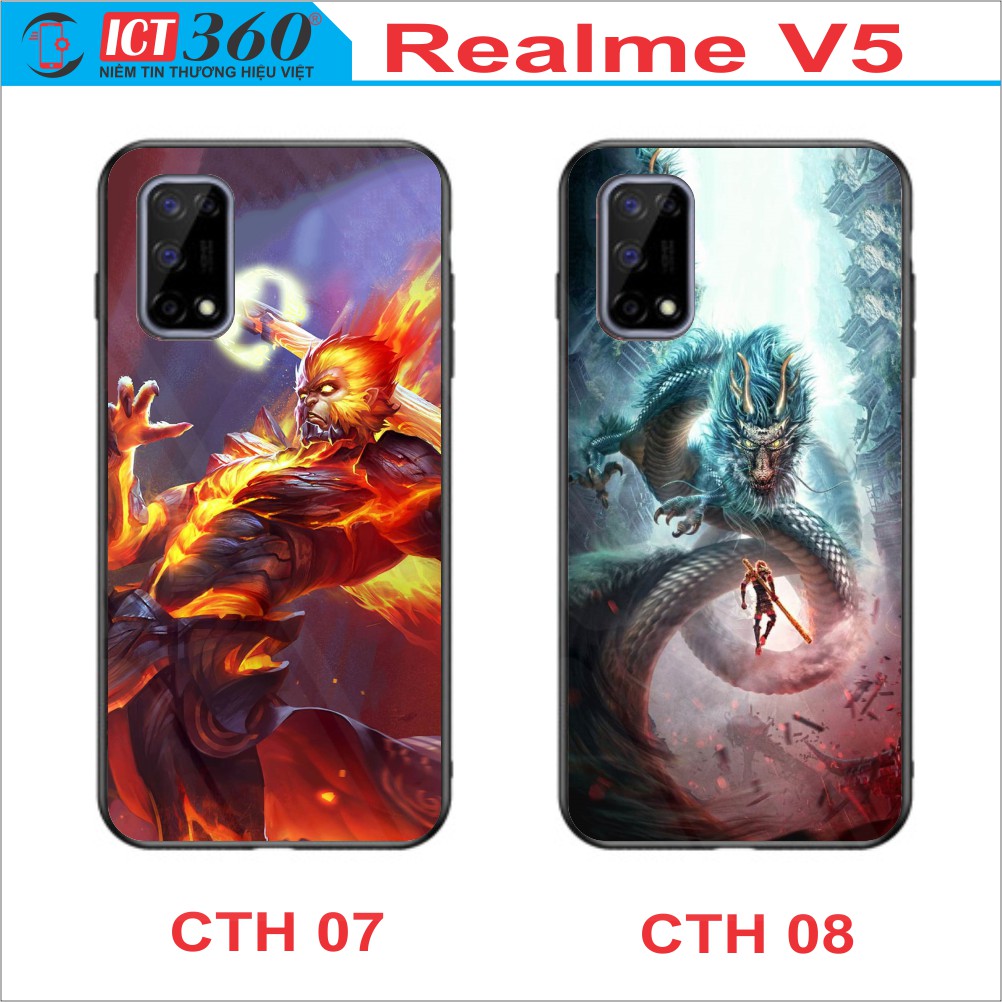 Ốp Lưng Kính REALME V5, Realme Q2 - In Theo Yêu Cầu ( Nhều Hình)