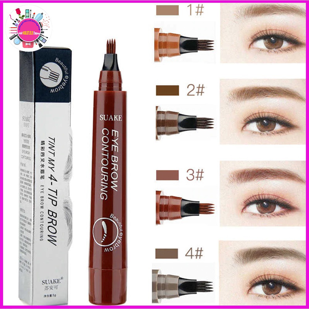 Chỉ Kẻ Mày Phẩy Sợi 4D Đẹp Tự Nhiên Không Thấm Nước | BigBuy360 - bigbuy360.vn