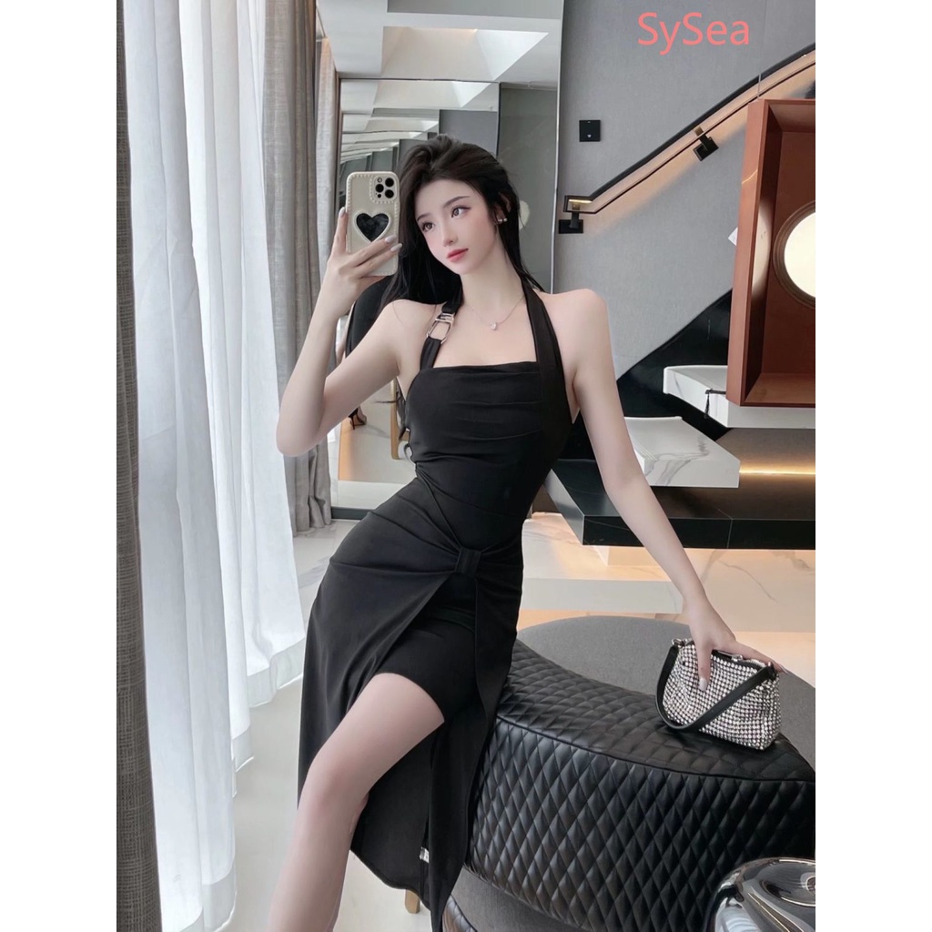 Đầm Hai Dây Thiết Kế Độc Đáo Thời Trang Hè Quyến Rũ Cao Cấp Cho Nữ