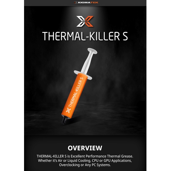 Keo tản nhiệt VGA / CPU Xigmatek 3g 9w/mk Thermal Killer S