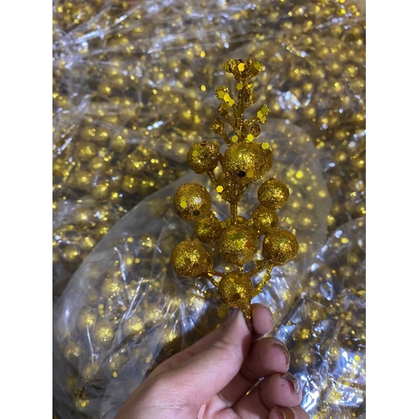 Sỉ chùm sung kim tuyến trang trí tháp bánh