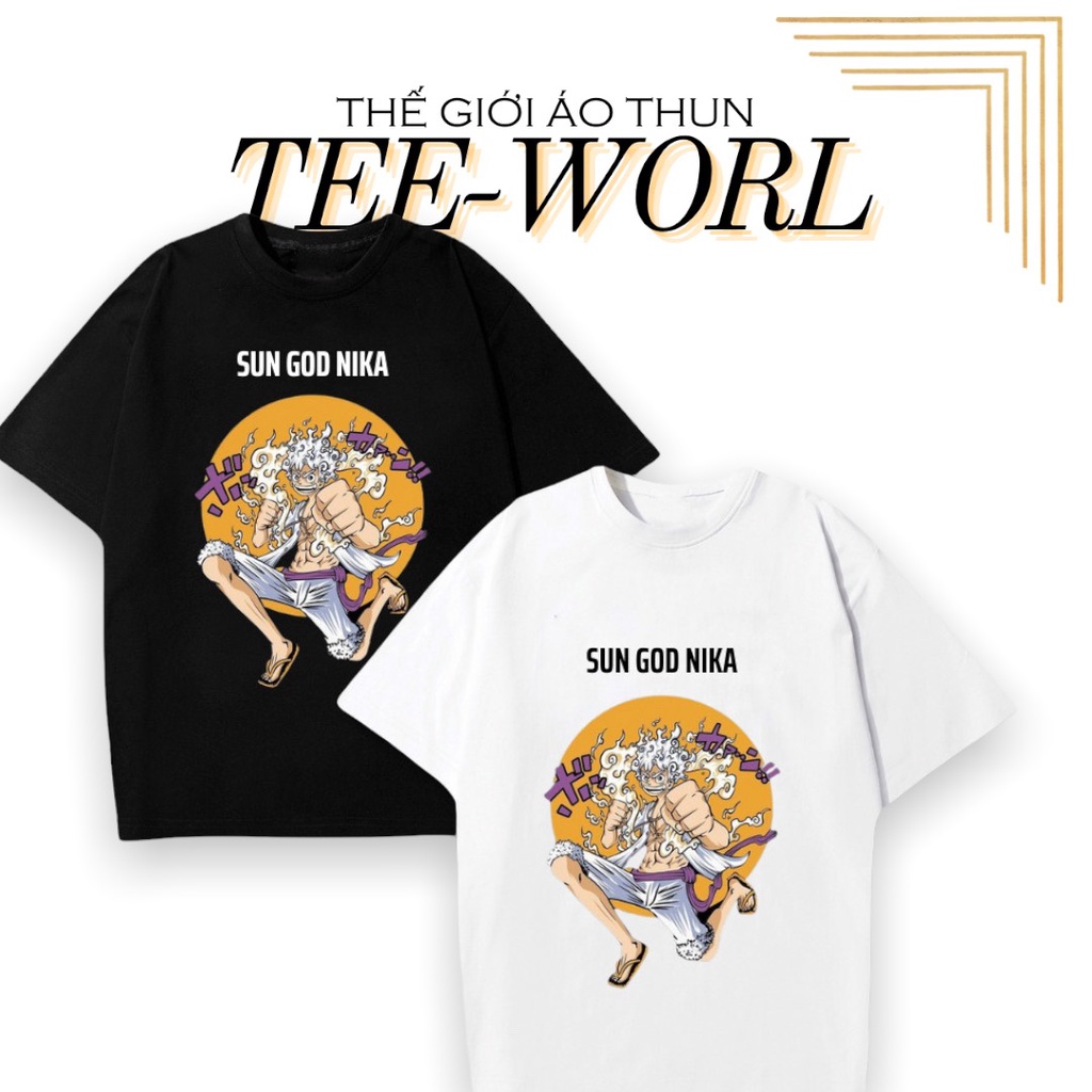 Áo thun Luffy Gear 5, Áo Anime One Piece mẫu mới cực ngầu, cực đẹp
