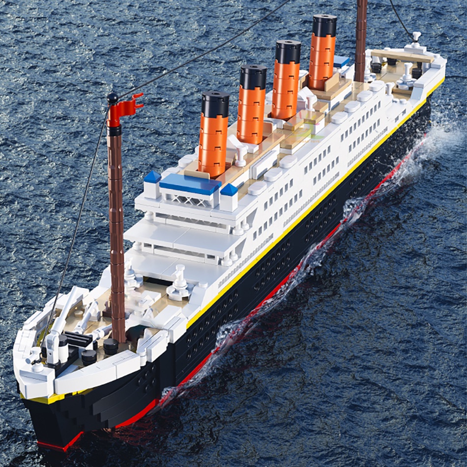1288CÁI  Đồ chơi lắp ráp Titanic mô hình tàu bộ đồ chơi lắp ráp