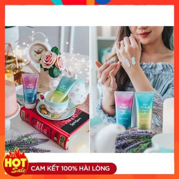 Sỉ-  [AUTH] Kem chống nắng Nhật Bản lên tone trắng sáng Skin Aqua Tone up UV SPF 50+ PA++++ 80gr | BigBuy360 - bigbuy360.vn