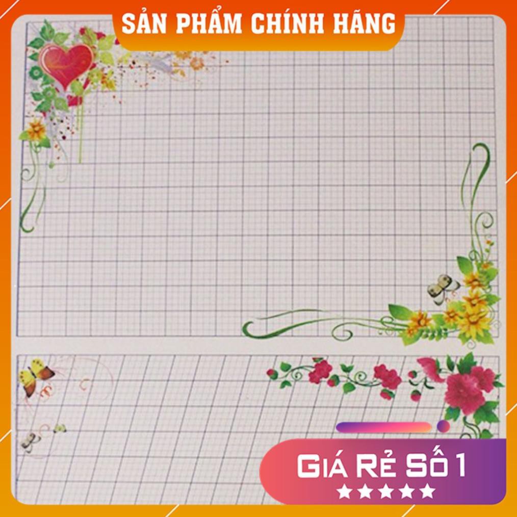 *HOT* Mẫu Giấy Hoa Ánh Dương Luyện Viết Chữ Đẹp M5.1