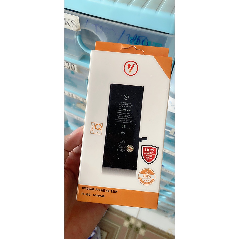 Pin dung lượng cao và chuẩn cho điện thoại Iphone 5G / 5S / 6G / 6S / 6s Plus