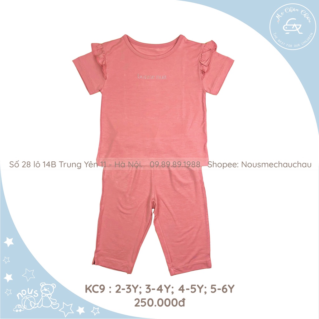 BỘ KIDS CỘC TAY CHO BÉ TRAI - BÉ GÁI 2021