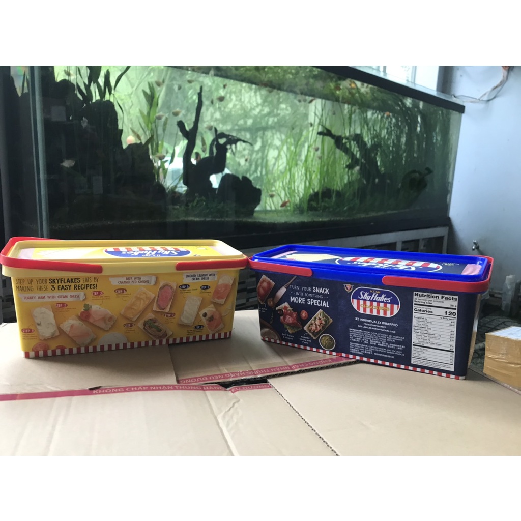 Chậu Ăn Kiêng Bánh Quy Sky Flakes Crackers