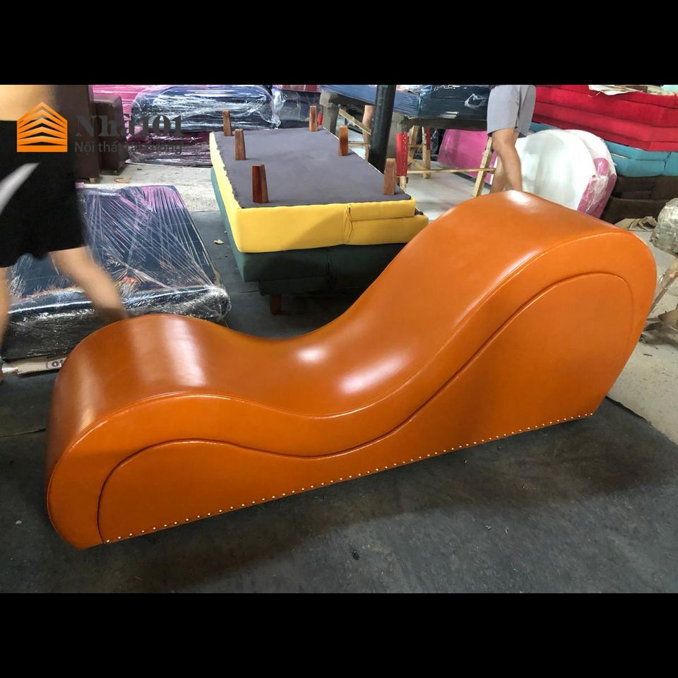 GHẾ SOFA TÌNH YÊU-MẶT NỆM DA GIAO MÀU NGẪU NHIÊN