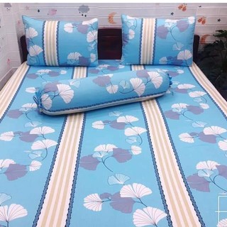 Drap/Ra cotton thắng lợi 1m6 x 2m cotton 100% logo in trên vải - Ga gối thắng lợi vải cotton mềm mát