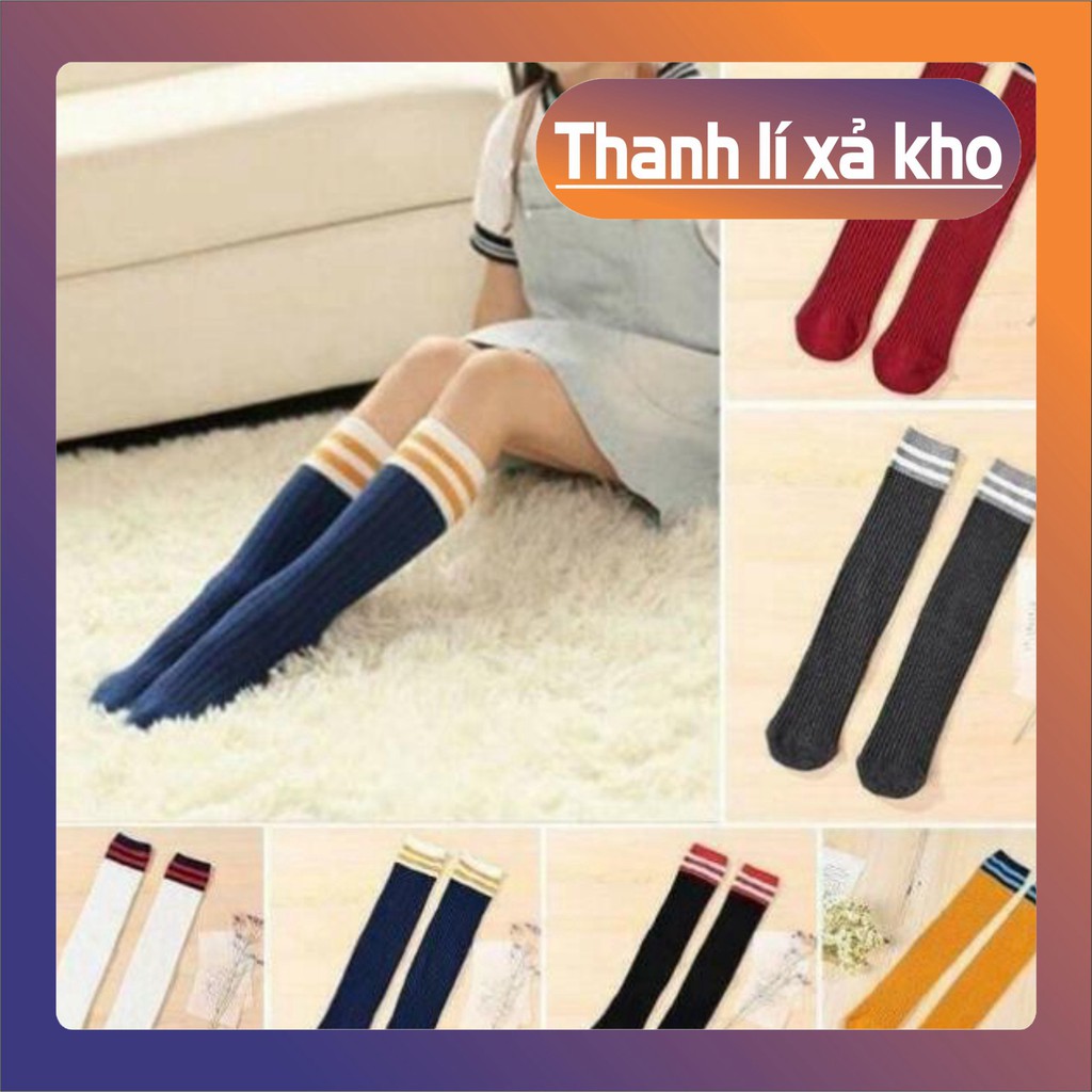 [FREE SHIP] Vớ tất dài qua đầu gối cho bé gái từ 5 đến 10 tuổi hàng chất [FREE SHIP]