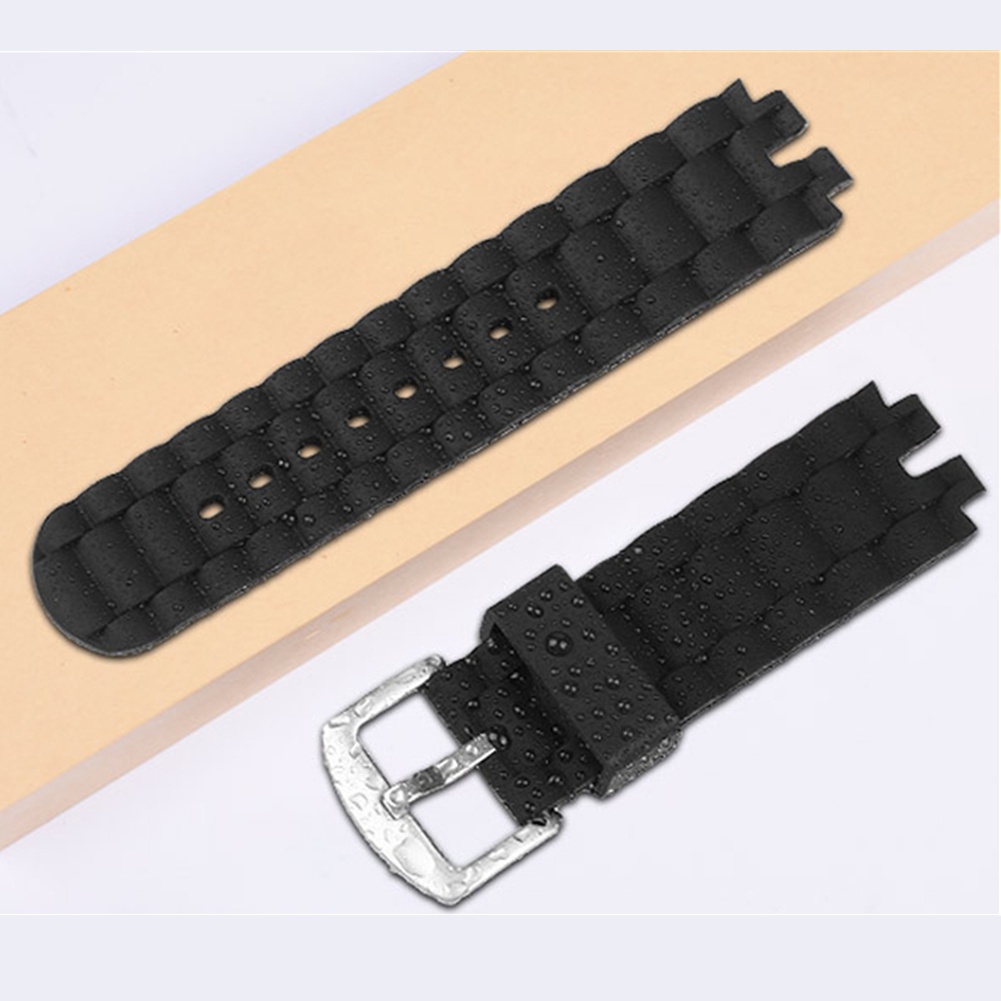 Dây Đeo Silicon Màu Đen Thời Trang Cho Đồng Hồ Casio PRW-3000 Pmw3100 6000 6100Y