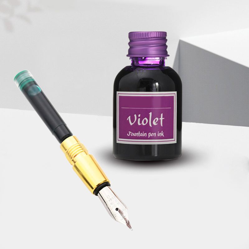 Set 10 Bút Bơm Mực Viết Thư Pháp Nhanh Khô Nhiều Màu Sắc Đa Năng