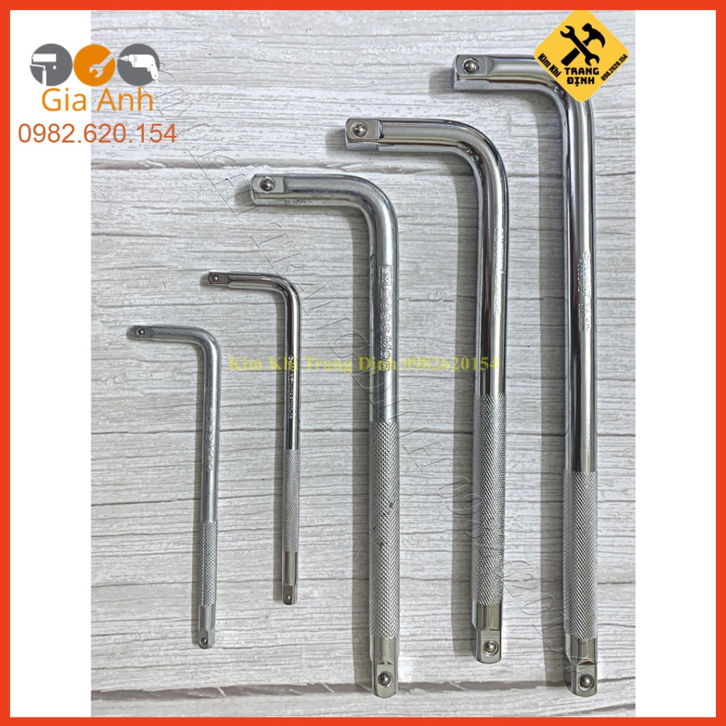 Cần cong L 1/4 1/2 đủ size - Tay L vặn khẩu