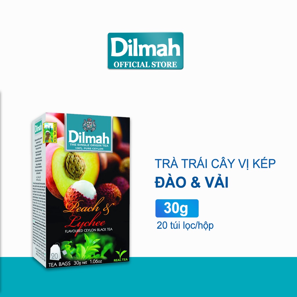Trà Dilmah Hương Đào & Vải 30g