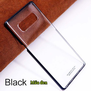 Ốp lưng Clear Cover cho Samsung Galaxy Note 8 lưng trong, viền màu