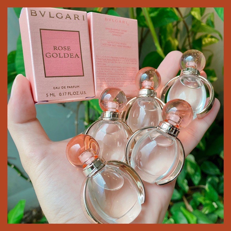 Nước hoa mini BVL ROSE GOLDEA 5ml