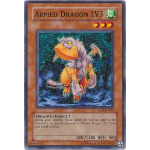 Thẻ bài Yugioh - TCG - Armed Dragon LV3 / SOD-EN013'