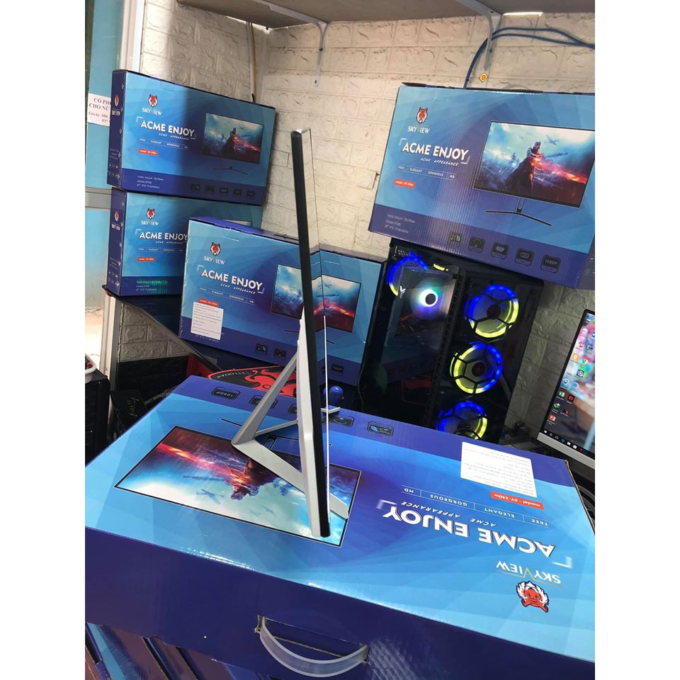 Màn hình Skyview 24inch- PHẲNG -full box full viền 75hz mới 100% | BigBuy360 - bigbuy360.vn