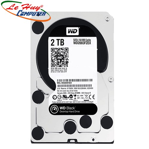 Ổ cứng HDD Western Black 2Tb SATA3 7200rpm Hàng Chính Hãng