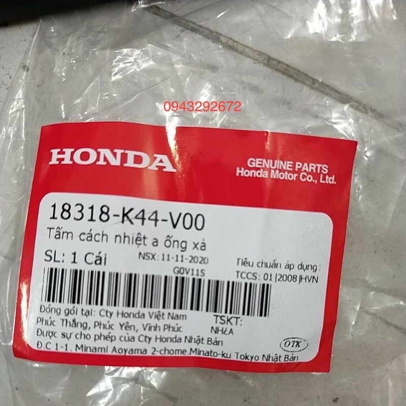 Ốp Pô Honda Vision 2014-2019