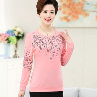 Bộ quần áo thu đông trung niên hàng Quảng Châu