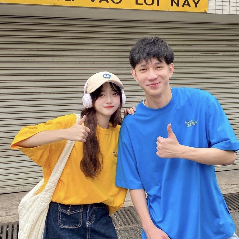Áo thun unisex Lì Ven Popular Logo V2 Nam nữ Full tag