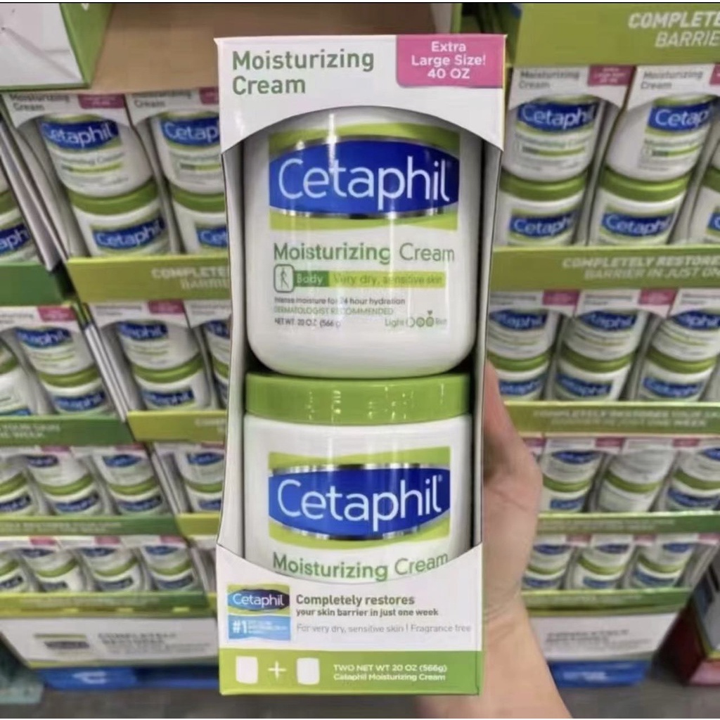Kem dưỡng thể toàn thân Cetaphil Moisturizing Cream hủ 566g tách set | BigBuy360 - bigbuy360.vn