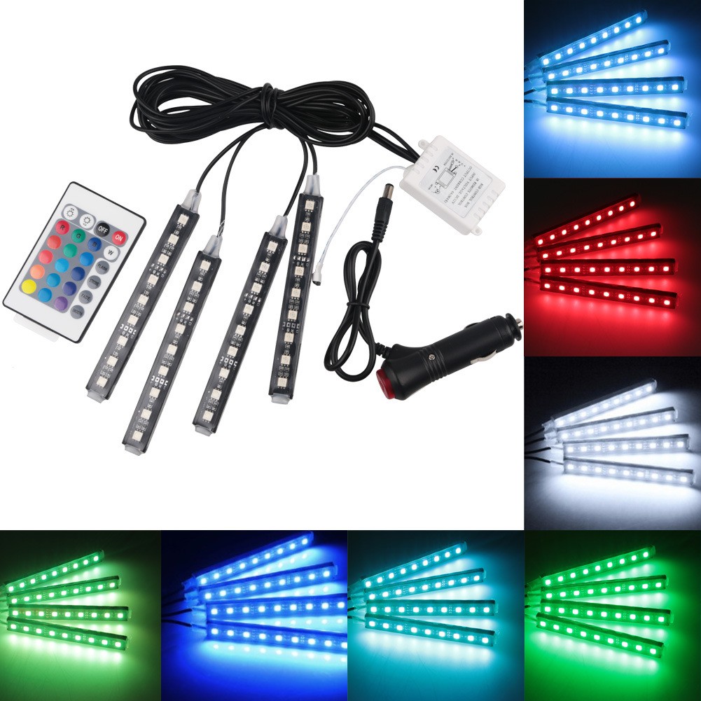 [Mã LIFEAUMAY giảm 10% tối đa 30k đơn 150k] Đèn Led Gầm Ô Tô – Có Kèm Remote Điều Khiển Chế Độ Nháy