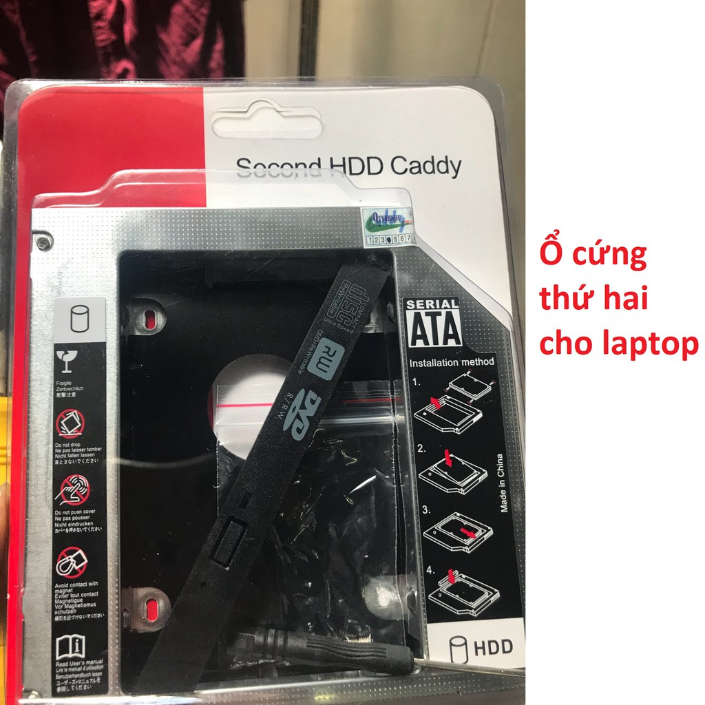 Caddy bay 12.5mm - Khay Ổ Cứng Laptop thứ hai | BigBuy360 - bigbuy360.vn