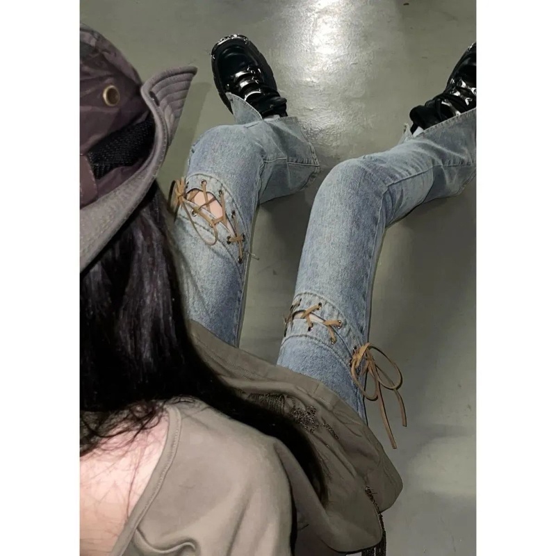 COZOK Quần jean COZOK ống loe lưng cao tôn dáng thiết kế hợp thời trang