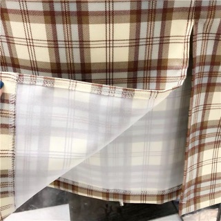 Chân váy midi kẻ xẻ bên MS1939