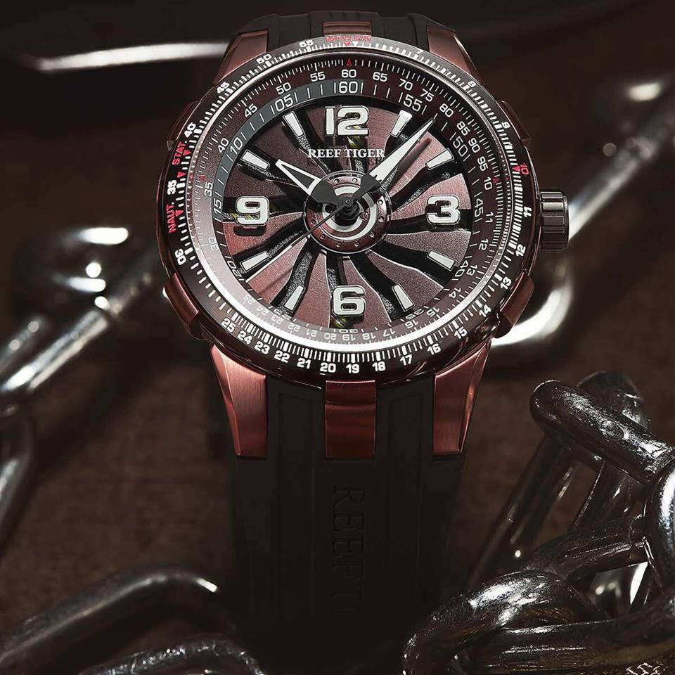 Đồng hồ Nam Reef Tiger Aurora Turbo RGA3059-BSB