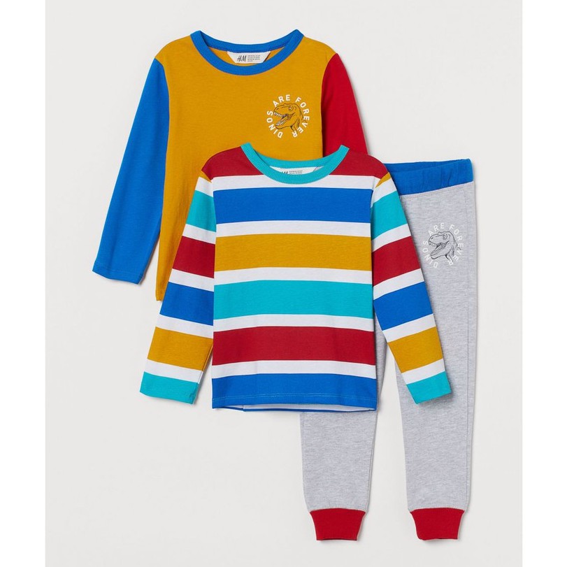 Bộ dài tay bé trai HM authentic